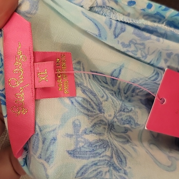 NWT Lilly Pulitzer Azita Tunic Dress In Toile Me About It print - Size XL - Picture 7 of 10